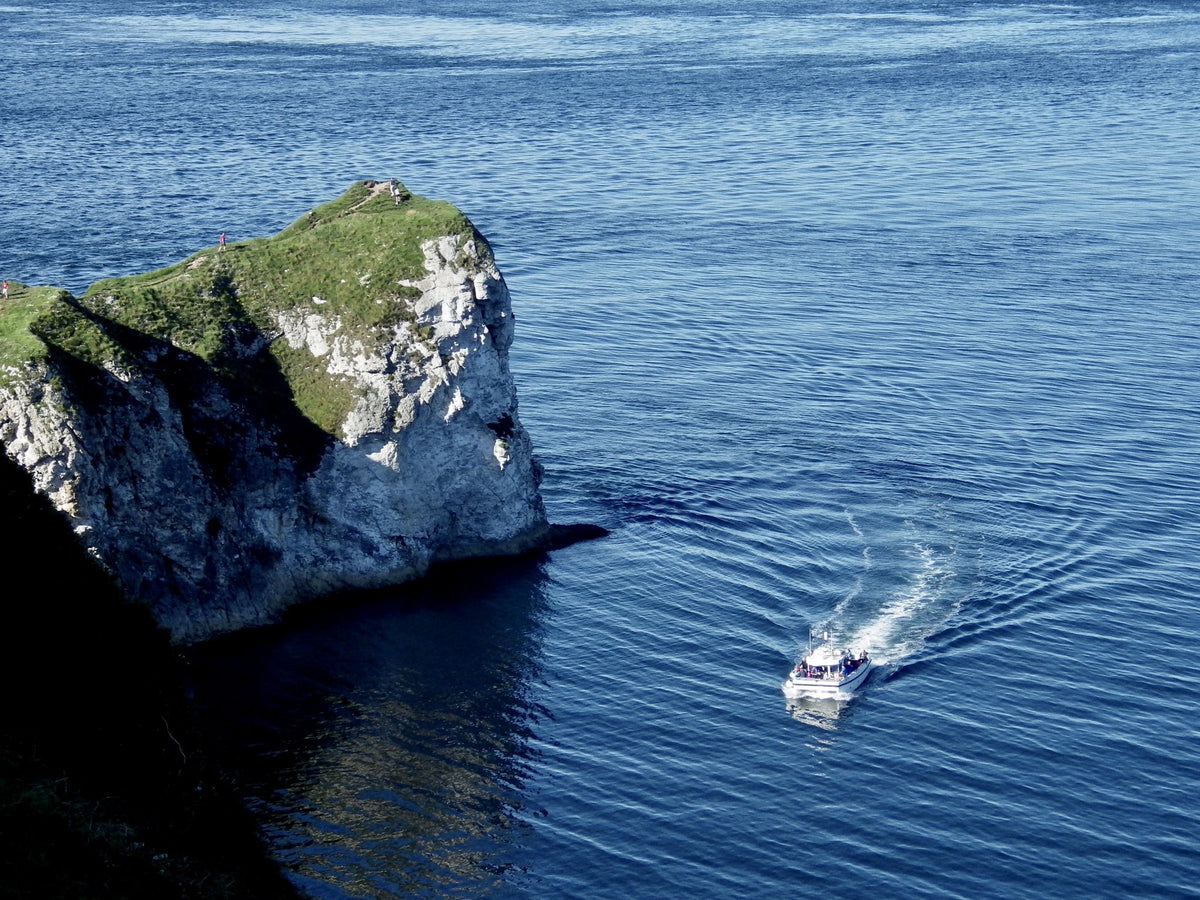 Carrick-a-Rede Rope Bridge, Cliffs, Caves & Waterfalls Tour with Kintra Boat Tours from Ballycastle, photo 2 of 30